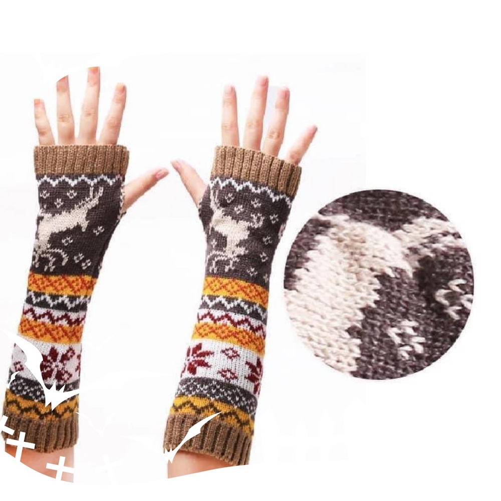 Women’s Arm Warmer Fingerless Gloves Not Tag New